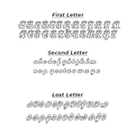 Double Plated Iced Princess Crown Name Necklace