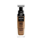 NYX Professional Makeup Foundation - Can't Stop Won't Stop Full Coverage Foundation 15 Caramel 30 Ml - By Baano