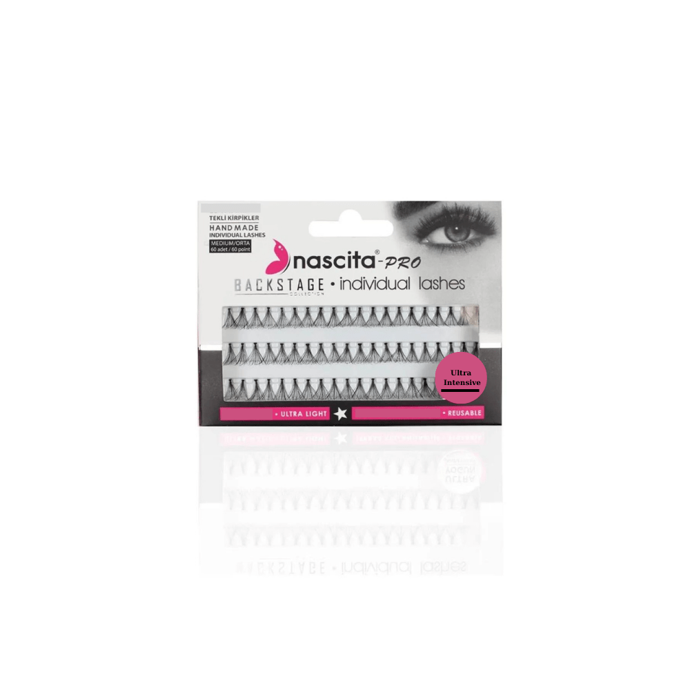 Nascita Single False Eyelashes Pro Backstage Collection Individual Lashes - Medium - By Baano