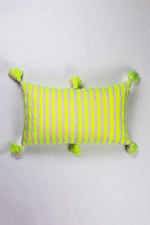 Antigua Pillow - Neon Pink and Yellow