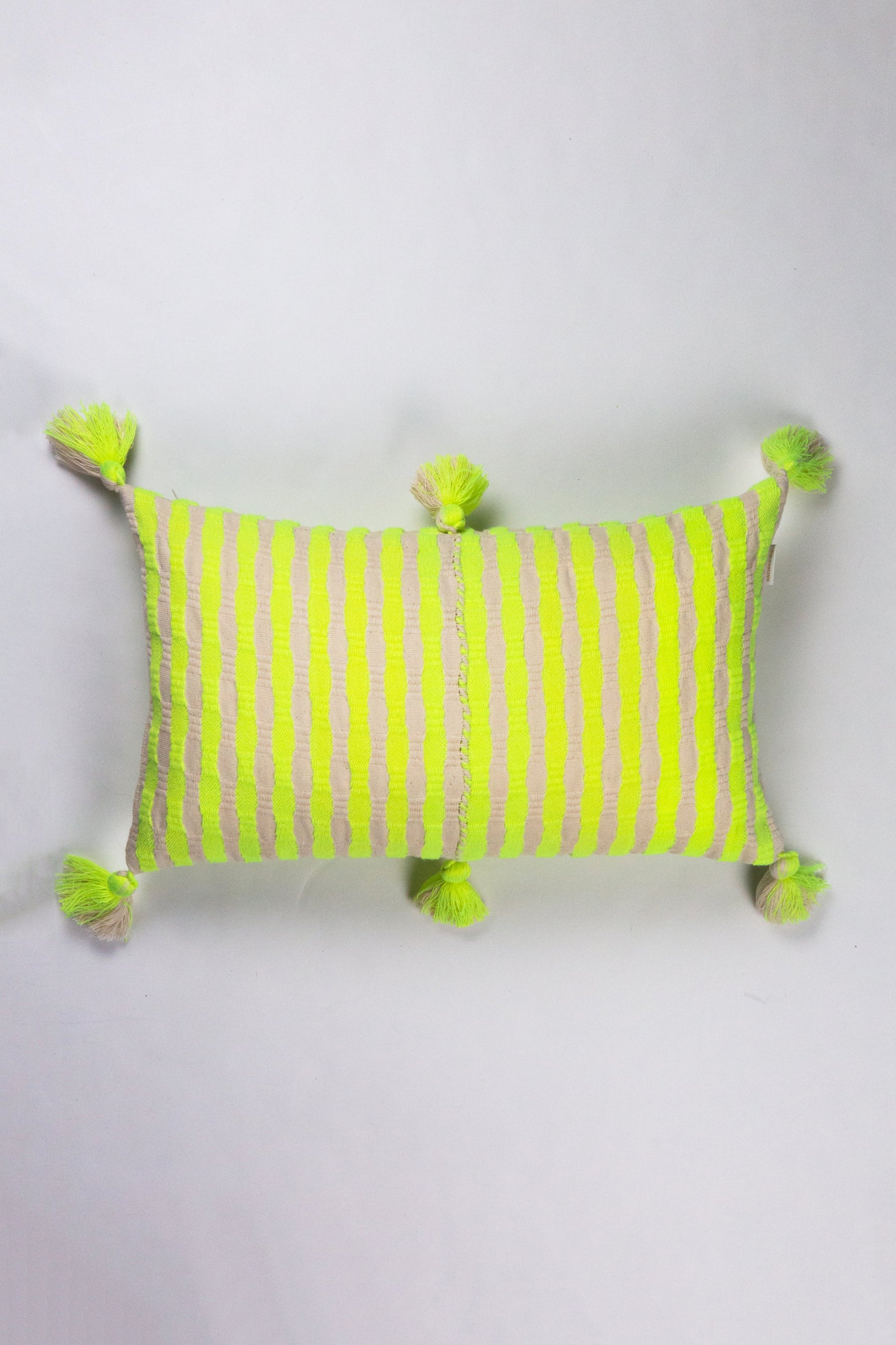 Antigua Pillow - Neon Pink and Yellow