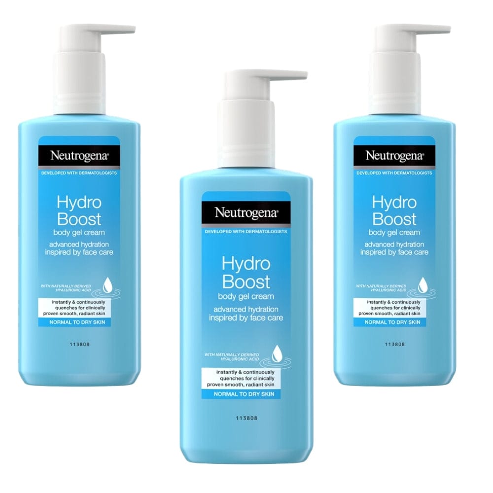 Neutrogena Hydro Boost Body Gel Cream 400ml / 13.5 fl oz 3 Pack Chivela