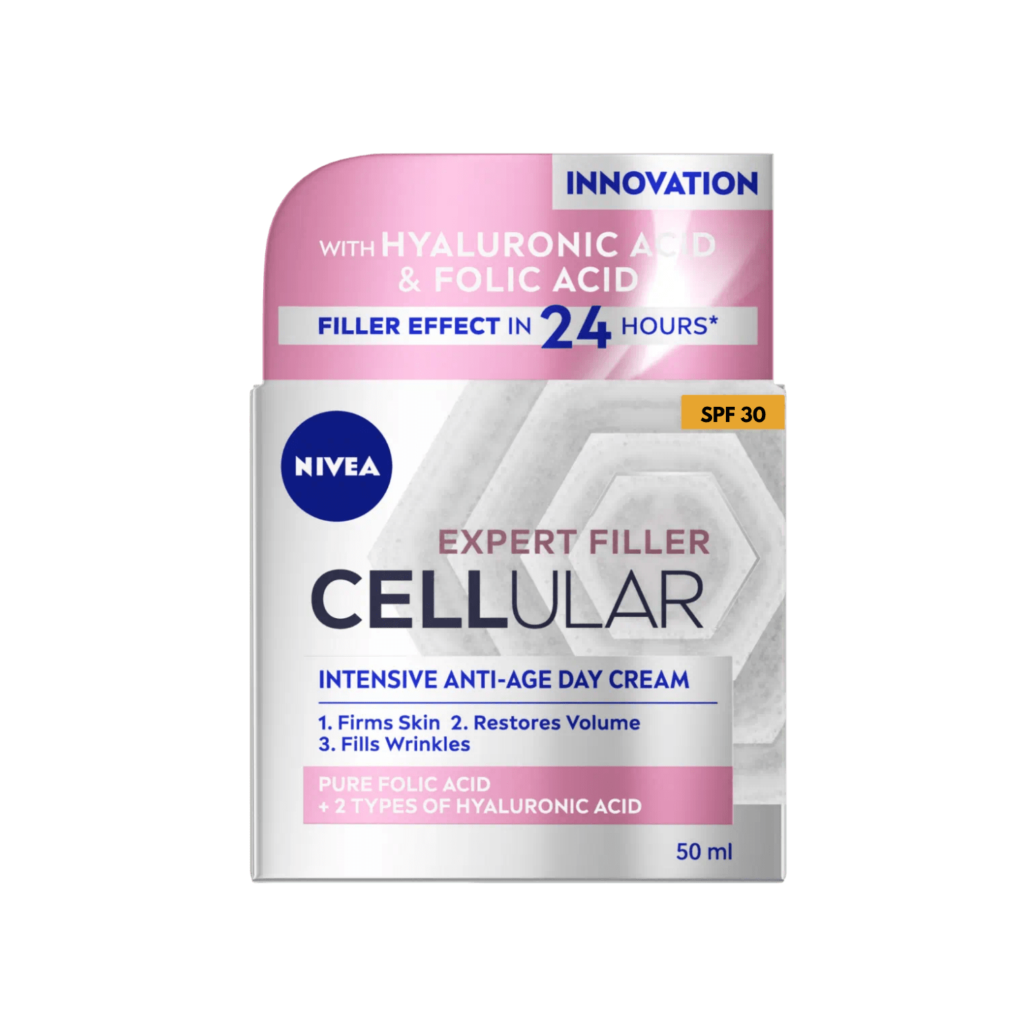 Nivea Cellular Expert Filler Firming Day Face Cream SPF 30 50 ml / 1.7 fl oz - By Baano