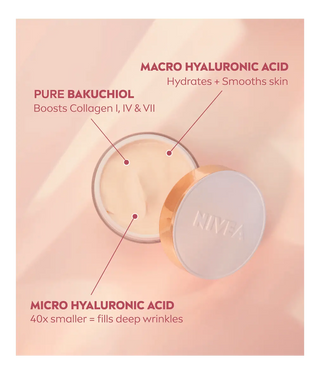 Nivea Cellular Expert Lift Pure Bakuchiol + HA Anti-Age Day Cream SPF30 50ml - 3 Pack