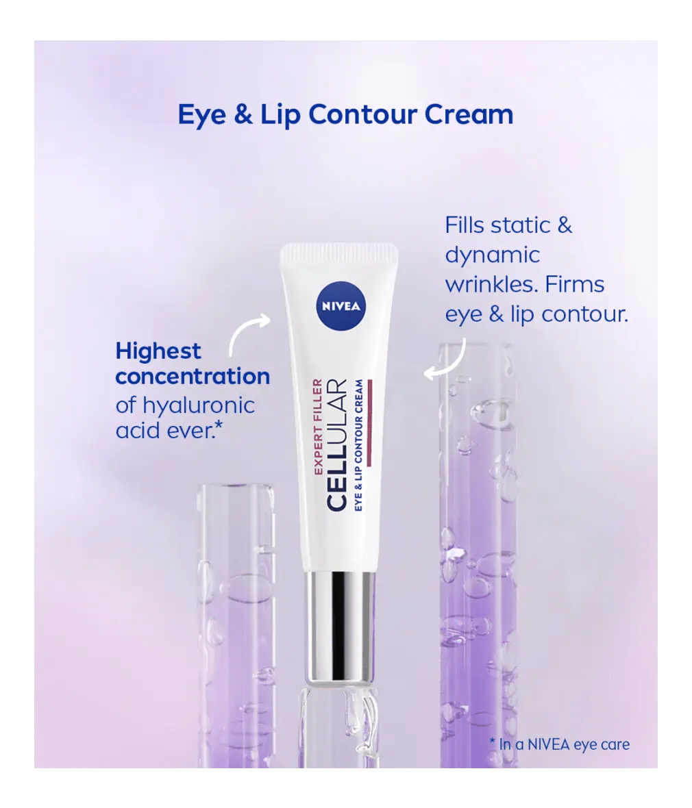 Nivea Hyaluron Cellular Filler Anti-Age Eye Cream 15ml / 0.5 fl.oz Chivela