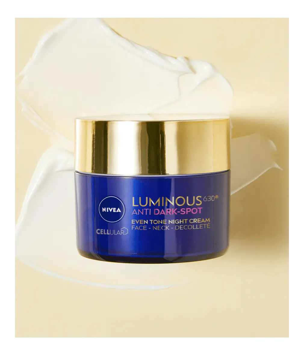 Nivea Luminous 630 Anti Dark Spot Night Cream  50ml / 1.7 fl oz - 2 Pack Chivela