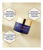 Nivea Luminous 630 Anti Dark Spot Night Cream  50ml / 1.7 fl oz - 3 Pack Chivela