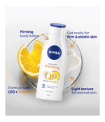Nivea Q10 + Vitamin C Firming Body Lotion for Normal Skin 400ml / 13.5 fl oz Chivela