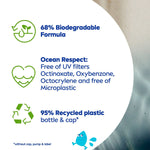 Nivea Sun Kids Protect & Care Coloured Sun Cream Spray SPF50+ 200ml / 6.8 fl.oz - 2 Pack - By Baano