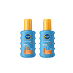 Nivea Sun Protect & Bronze Tan Activating Sun Cream Spray SPF50 200ml / 6.8 fl.oz - 2 Pack - By Baano