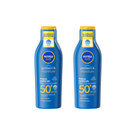 Nivea Sun Protect & Moisture Sun Cream Lotion SPF50+ 200ml / 6.8 fl.oz - 2 Pack Chivela