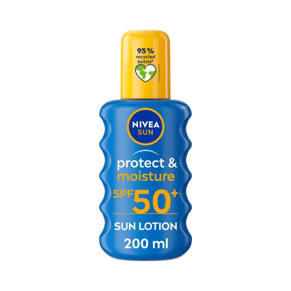 Nivea Sun Protect & Moisture Sun Cream Spray SPF50+ 200ml / 6.8 fl.oz - By Baano