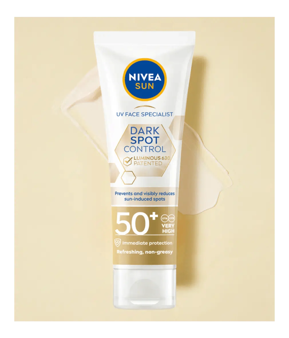 Nivea Sun UV Face Luminous 630 Spot Control Sun Fluid SPF50 40ml / 1.35 fl.oz - 3 Pack - By Baano
