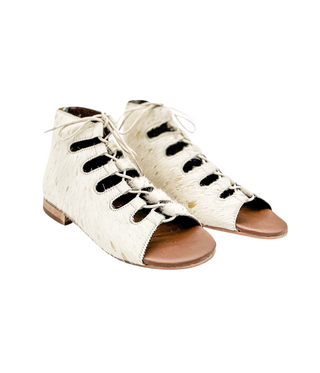 Nola Sandals in Gold Naughty Monkey