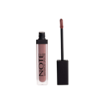 Note Cosmetics Mattemoist Lipgloss Semi Matte Satin Finish Liquid Lipstick-412 Forever Nude