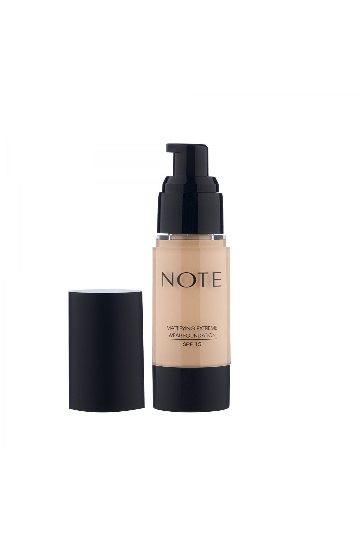 Note Cosmetics Mattifying Extreme Wear Foundation Matte Finish 01 Beige