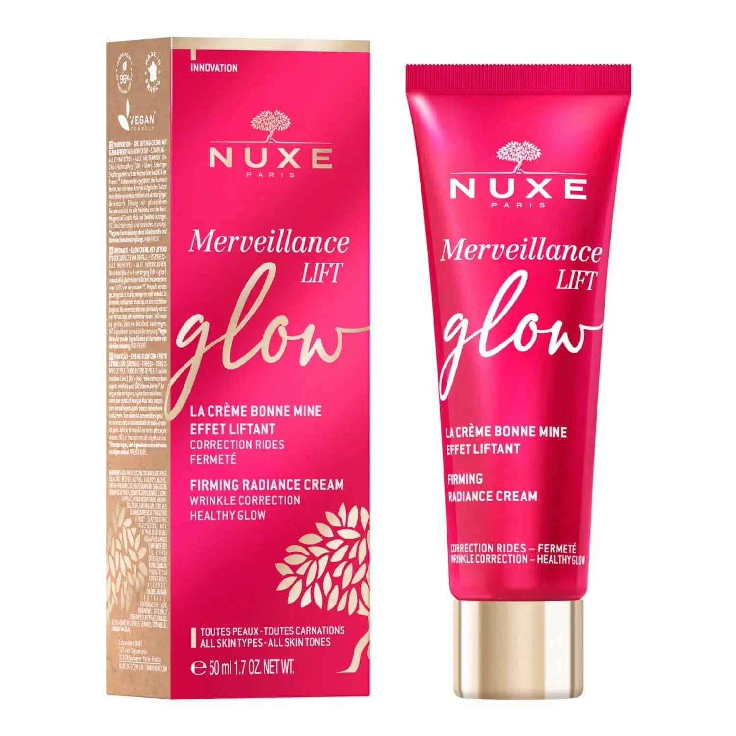 Nuxe Merveillance Lift Glow Firming Radiance Cream 50ml - By Baano