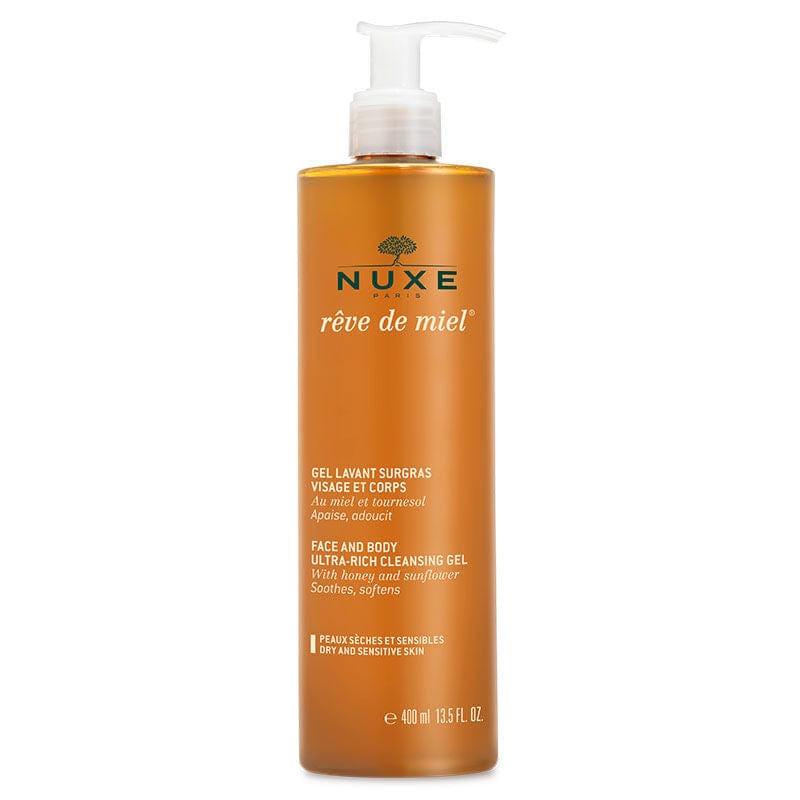 Nuxe Reve De Miel Face & Body Ultra-Rich Cleansing Gel 400ml - By Baano