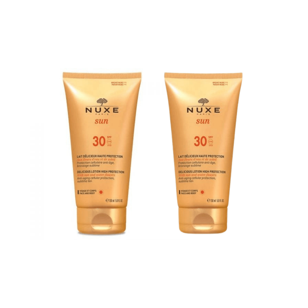 Nuxe Sun Lait Delicieux Protection Spf30 150ml 2 Pack - By Baano