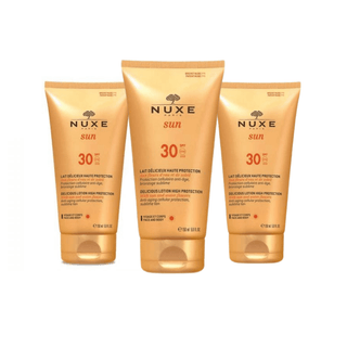 Nuxe Sun Lait Delicieux Protection Spf30 150ml 3 Pack