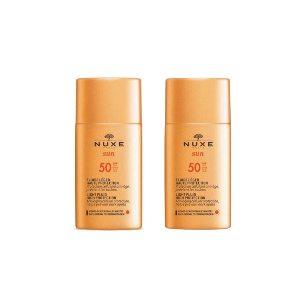 Nuxe Sun Light Fluid High Protection SPF50 50ml 2 Pack Chivela
