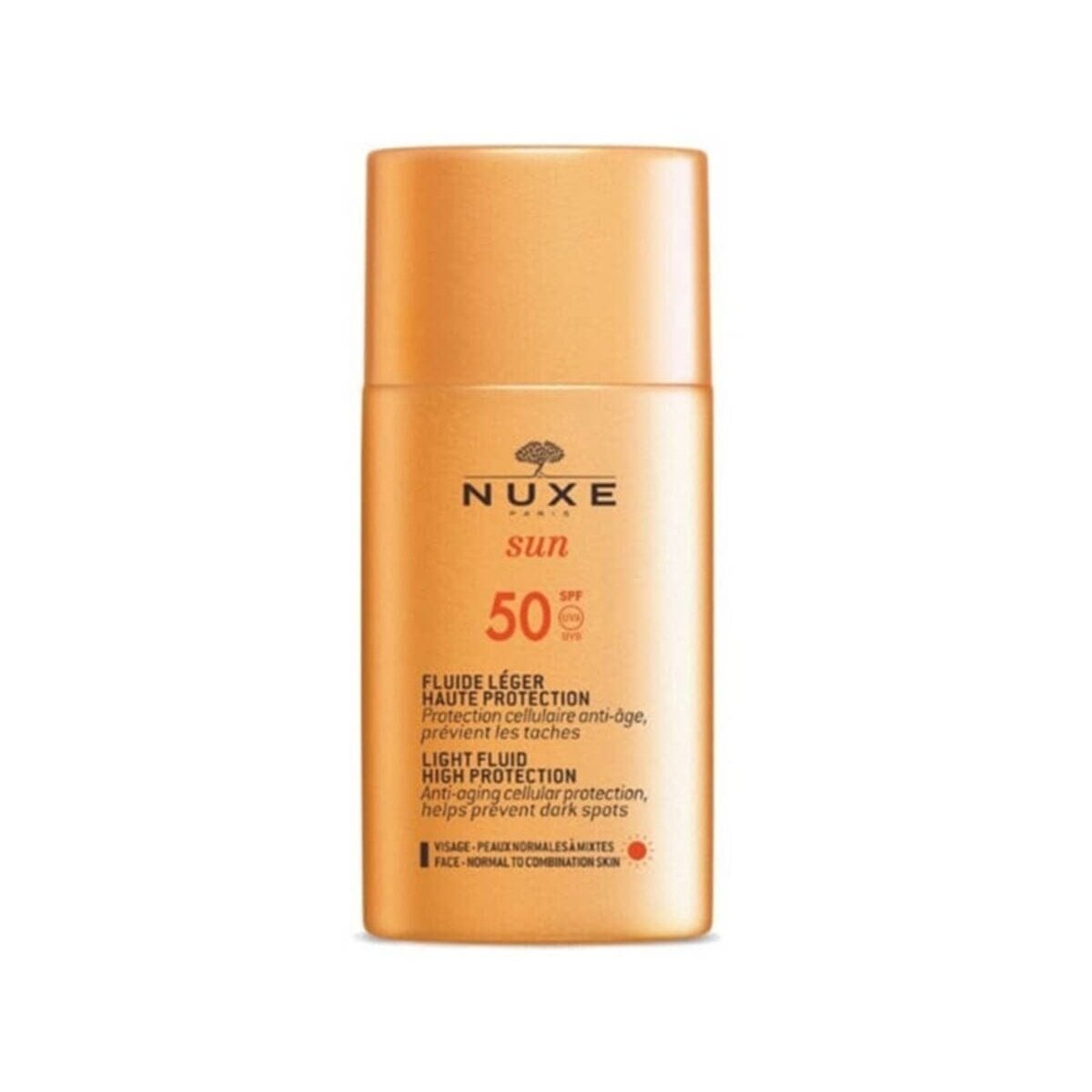 Nuxe Sun Light Fluid High Protection SPF50 50ml - By Baano