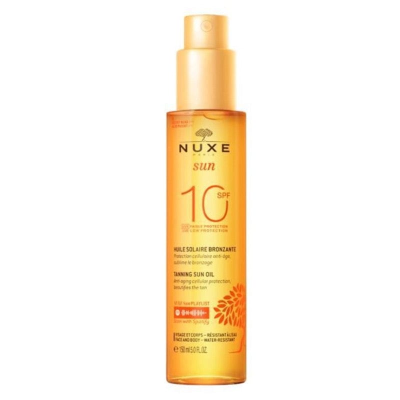 Nuxe Sun Tanning Oil Face & Body SPF10 150 ml - By Baano