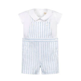 Linen Shortie Overall Set - By Baano