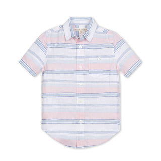 Linen Short Sleeve Button Down Shirt - Baby - By Baano