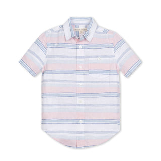 Linen Short Sleeve Button Down Shirt Hope & Henry