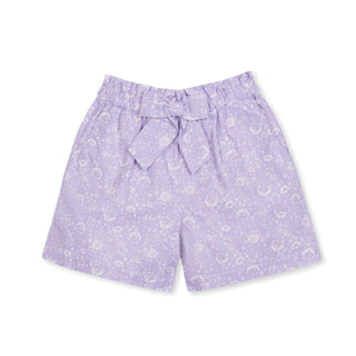Linen Pull-On Paperbag Shorts - By Baano