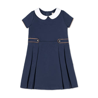 Pleated Ponte Dress with Collar - Baby - Glamourous Grace