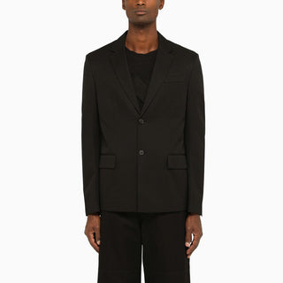 Classic Black Wool Blazer - By Baano