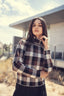 BRN/BLK/WHT PLAID