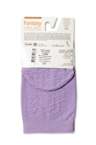 Socks Conte Fantasy - Lurex Stripe - By Baano