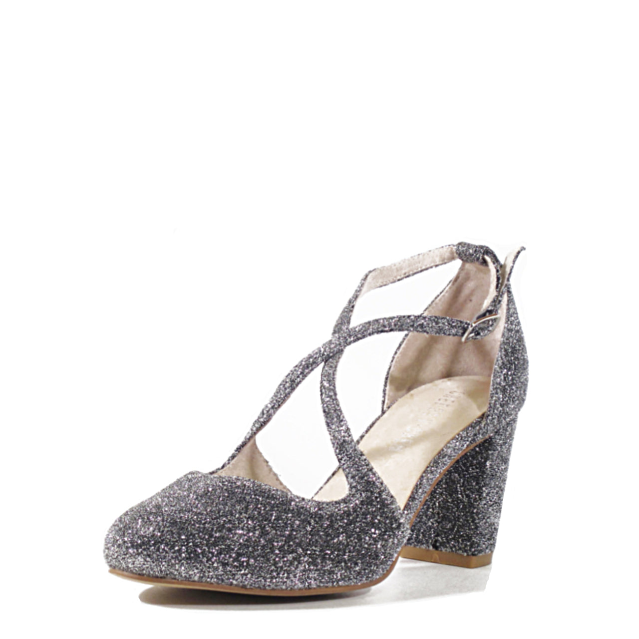 Oren Glitter Mary Jane Heels