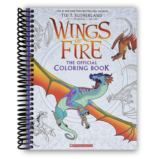 Official Wings of Fire Coloring Book(Spiral Bound) - By Baano