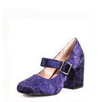 Oksana Velvet Mary Jane Heels