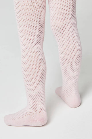 Conte-Kids Cotton Tights Miss 616 - Mesh Pattern - By Baano