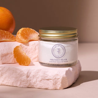 Orange Cream Whipped Tallow Balm - By Baano