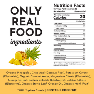 Orange Pineapple Electrolytes - By Baano