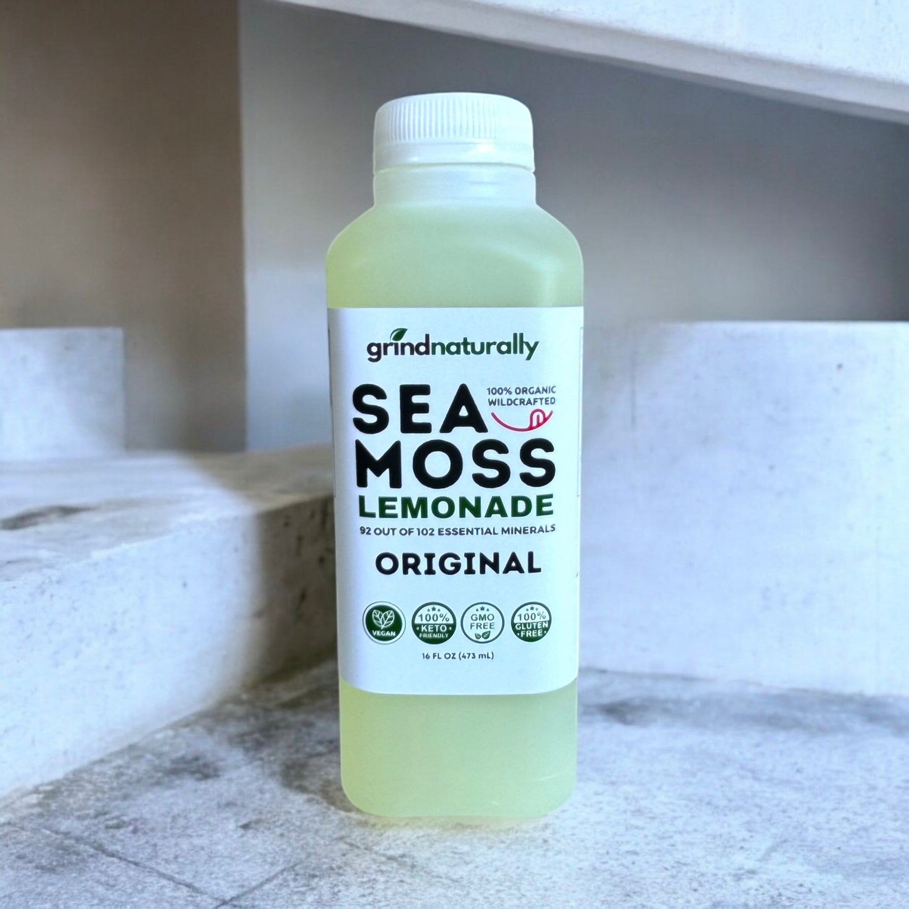 #1 Flavored Sea Moss Lemonade (16oz) - By Baano