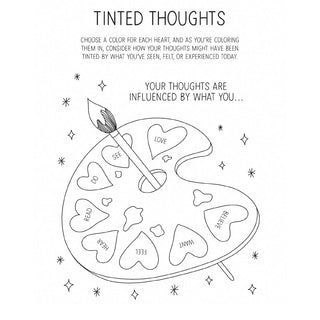 Out of Your Mind: A Journal and Coloring Book to Distract Your Anxious Mind (Spiral Bound) - By Baano