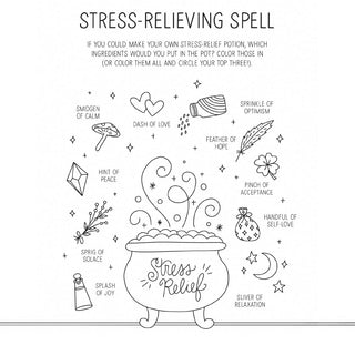 Out of Your Mind: A Journal and Coloring Book to Distract Your Anxious Mind (Spiral Bound) - By Baano
