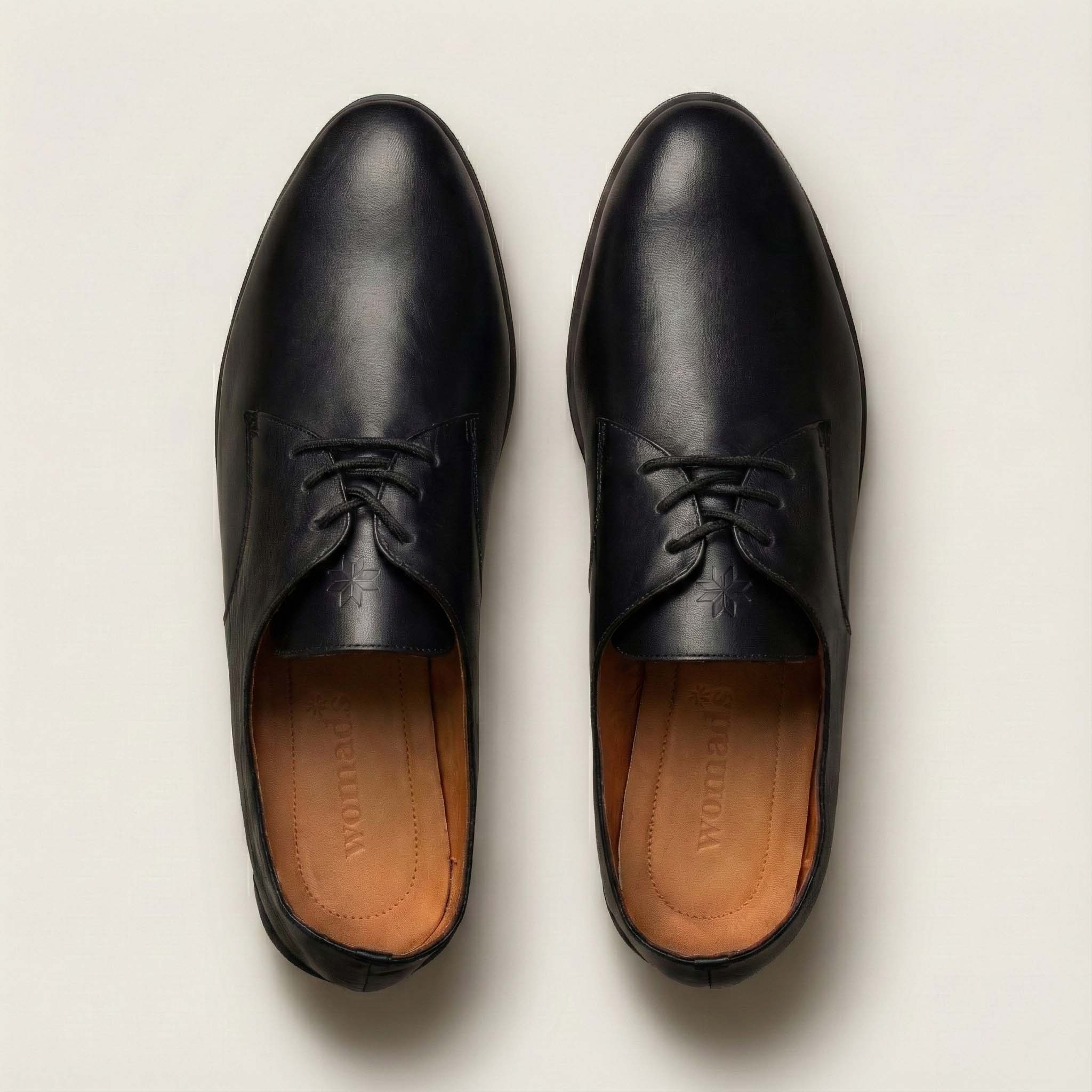 Jet Black Oxfords
