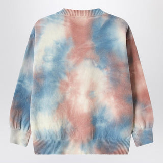 Sweater With Airbrush-effect Tie-dye Print - By Baano
