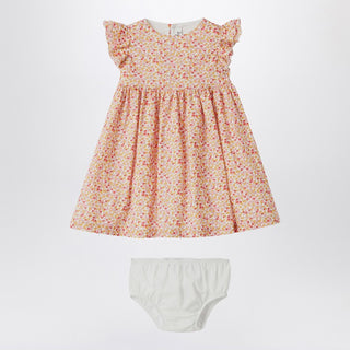 Apricot Dress With Culotte In Liberty Fabric - By Baano