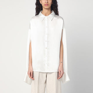 White Silk Shirt