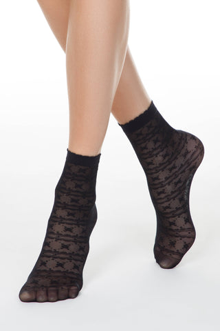 Socks Conte Fantasy - Lacy Pattern - By Baano