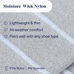 Knee-High Compression Socks – 3 Pack Stripes